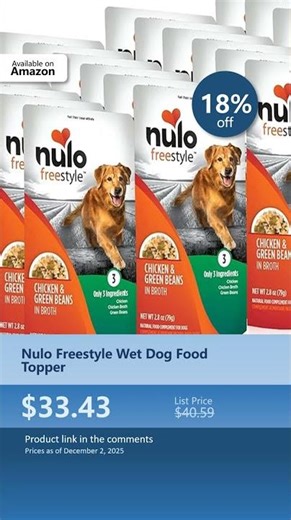 Nulo Freestyle Wet Dog Food Topper