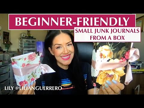Beginner Friendly: How To Make a Junk Journal from a Box