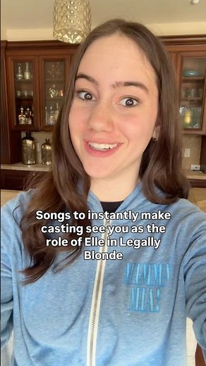 The best audition songs for Elle Woods in Legally Blonde! #theaterkid #legallyblonde #auditiontips