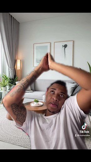 How he gone throw me in something😂 Song: “Blew back” Artist: @Dredrizzle #fyp #kushsimba