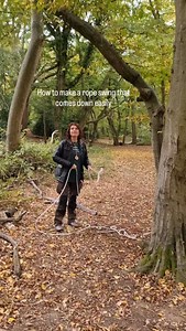 1.2K views · 625 reactions | Making a simple rope swing that is easy to take down using a 10mm static rope, a thick tree branch and a bit of wood. #forestschool #forestschoollevel3 #forestschoolleader #forestschooltraining | Forest School Training Essex with Laura Harvey | Facebook