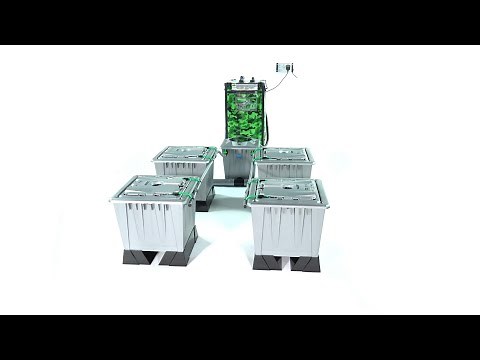 ALIEN® RAIN™ Silver Series Hydroponic System Features