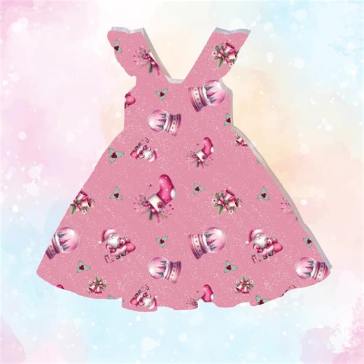 Seamless Pink Christmas Pattern PNG | Santa, Stockings, Snow Globes, Holly Digital Paper | Holiday Sublimation Background Digital Scrapbook - Etsy