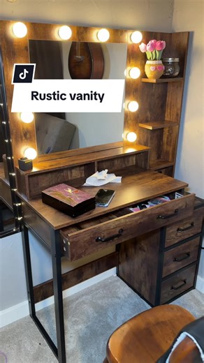 Upgrade Your Beauty Routine with a Rustic Vanity