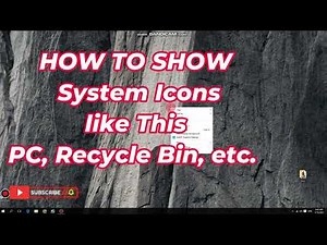 How to Show Computer Icon on Desktop in Windows 10 Pro | First Time Setup Guide