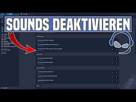 Teampeak SOUNDS AUSSTELLEN Tutorial Deutsch | User Joined Your Channel Sound Deaktivieren