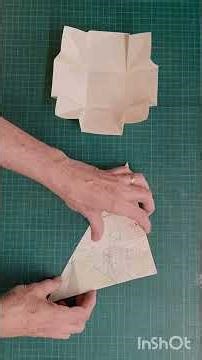 Fold a paper box with a Corner Gather