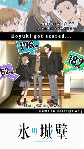 Koyuki got scared 😳 [The Ramparts of Ice] #kawaii #sliceoflife #romance