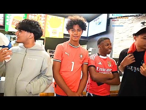 Cristiano Ronaldo Jr First IRL Stream (ft. Rakai And Tota)