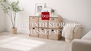 Best Choice Products 10.5x10.5in Pack of 5 Cube Storage Baskets, Water Hyacinth Multipurpose Collapsible Organizers, Handwoven Laundry Totes for Laundry, Living Room, Kids Room & Nursery - Natural