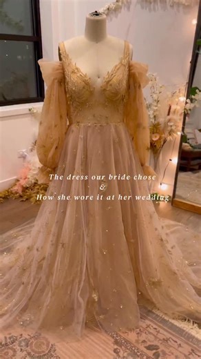 We are so in awe of this gorgeous bride in our Starlight 2.0 💫 What a moment to remember ✨ • Photographer: @heather.annphotography • #weddingdresses #weddingdress #wedding #weddingdressshopping #uniqueweddingdress #BridalBoutique #2027bride #2026bride #cottagecore | Flora & Lane