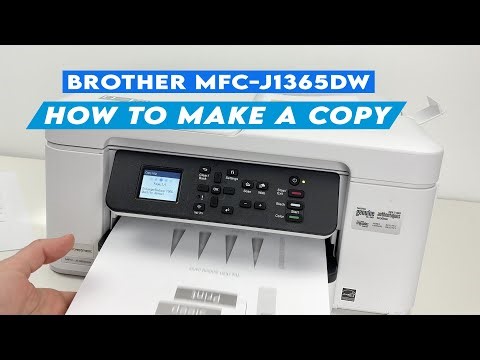 Brother MFC-J1365DW : How to Make a Copy