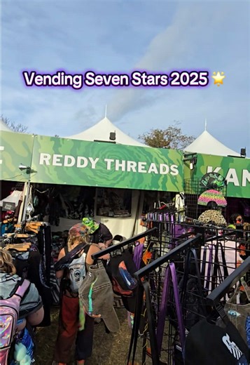@Seven Stars Fest was one of our favorite festivals we’ve ever vended ❤️ @GRiZ created such an incredible event with the best people, music, production, and vibes 🌟 We can’t wait to see you all next year to do it all again 🩷 #sevenstars #griz #festivalvendor #musicfestivals #reddythreads