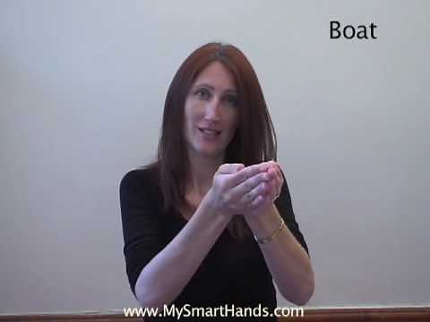boat - ASL sign for boat
