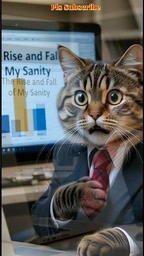 "When Your Boss Is a Cat… Literally! 🐱💼"