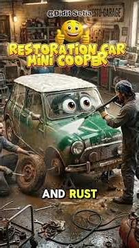 " RESTORATION CAR MINI COOPER " . #restorationcar #shortvideo #minicooper