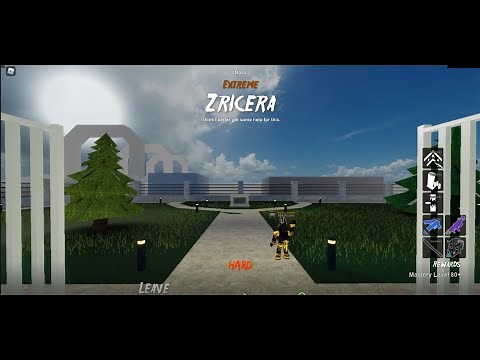 Roblox : Rise of the Dead (How to beat Zricera Hard mode very easily)(read desc)(patched)