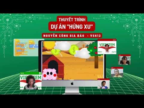 Dự án Hứng Xu - Nguyễn Công Gia Bảo - Lớp học lập trình Scratch VS612