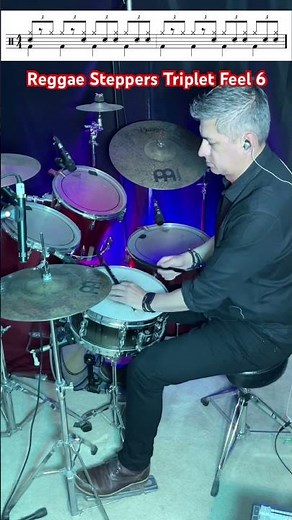 Get the Perfect Reggae Groove with Steppers Triplet Feel 6 #drummingpractice #reggaedrums