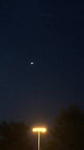 真的看到外星飞船了，发亮光UFO