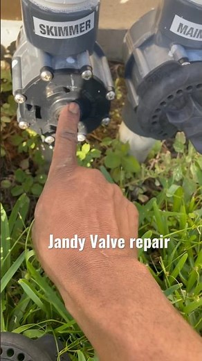 How to repair a jandy Valve (aka water diverter) Never lube the valve internal diverter.