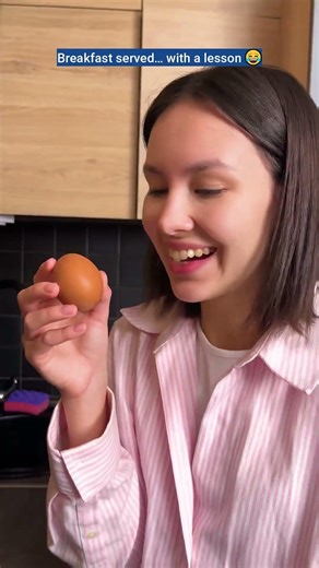 Passive-aggressive breakfast requests vs chaotic reality 🍳😏 #RelationshipHumor