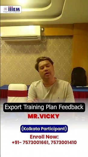 Learn Export Business Smartly 🚀 | Mr Vicky's Success Story at IIIEM