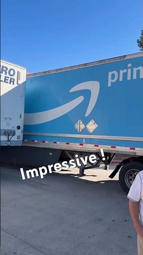 Amazon return outlets impressive truck skills #trucks #music