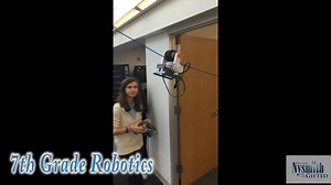 32 reactions | Student pioneer Casey demonstrating her engineering and robotics skills to create a gondola which can traverse the vastness of the silver wing atrium from the silver lab up to the second floor. | Nysmith School | Facebook