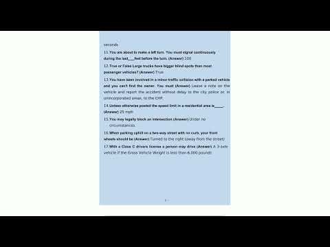 DMV Test for California Permit 2022 CA DMV California Class C Driver Written test 2022 Real94