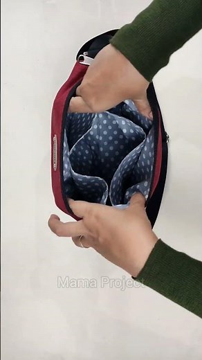 Easy cross body bag tutorial. Full tutorial on link bellow. #easybag #diybag #bagmaking #sewing