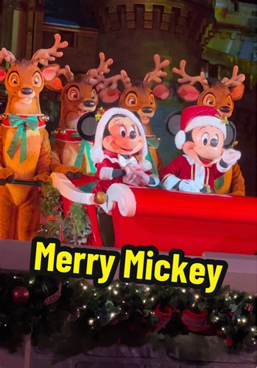 Celebrate Christmas with Mickey Mouse at Magic Kingdom