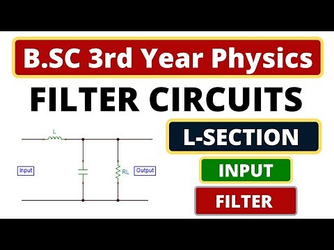 L-Section Inductor Input Filter | Filter Circuits | Basic Electronics | B.SC 3rd Year Physics