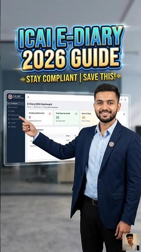 ICAI E-Diary 2026: The Ultimate Step-by-Step Guide for CA Articles.