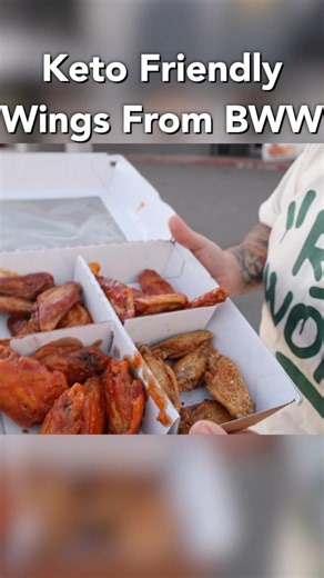 Keto Friendly Wings From Buffalo Wild Wings! #Shorts