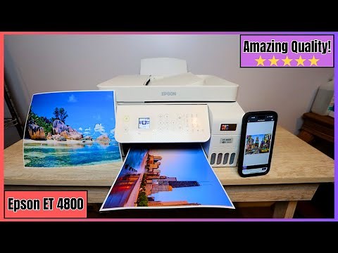 Epson ET 4800 Print Quality Test [Amazing Quality!]