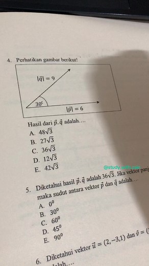 Matematika Vektor: Catatan Ringkas dan Contoh Soal
