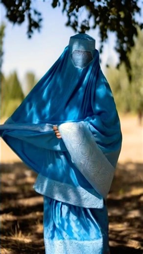 Afghan woman in burka dancing #shorts #afghan