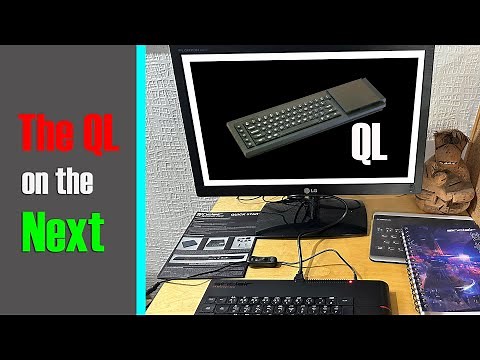 Experiments with the Spectrum Next. The new Sinclair QL core