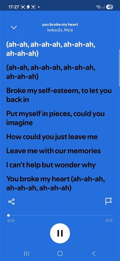 Myla feat kobzx2z: You Broke My Heart - Lyrics Breakdown