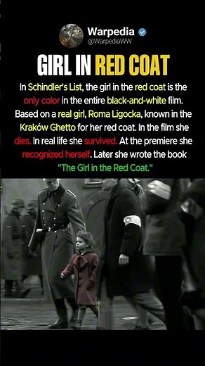 She Watched Schindler's List And Recognized Herself #shorts