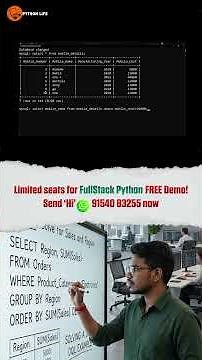 SQL SELECT Command Tutorial | Select Command in SQL | PythonLife