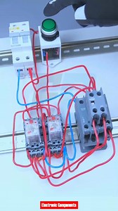 Controlling Two Contactors with Momentary Push Button and General Electrical Relay. #reelstrending #reelsviralシ #reelsvideoシ #reelsfbシ #electronic #electrohouse #Electric #reelsvideos #electrician #electronicmusic #reelsviral #electronics #reelsfb #electricianlife #electrical #electricalsafety #electricalsafetyfirst | 𝐄𝐥𝐞𝐜𝐭𝐫𝐨𝐧𝐢𝐜 𝐂𝐨𝐦𝐩𝐨𝐧𝐞𝐧𝐭𝐬