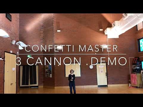 Confetti Cannon Demonstration | Size Comparison | Distance & Payload.