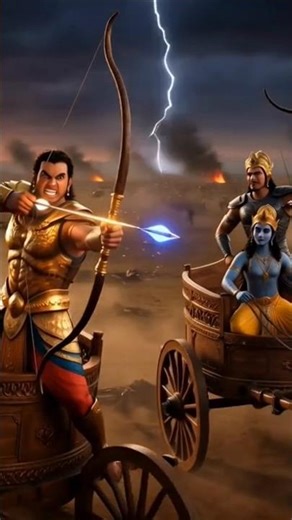 KarnavArjuna – The most dangerous battle of the Mahabharata!⚔️#Mahabharat #Mythology #Karna #Arju...
