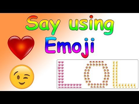 How to write a word or letters using emojis | Tech Point