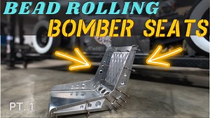 How-To Build Aluminum Bomber Seats From Scratch! Bead Rolling And Dimple Die Metal Shaping - BangShift.com
