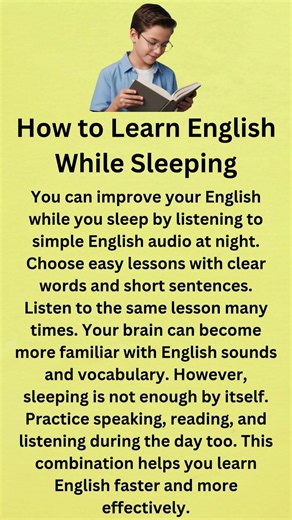 How To Learn English While Sleeping || Fluent English || Learn English || Listen And Practice