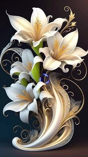 Vibrant Floral Animation Featuring Colorful Flowers