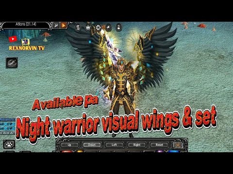 Night warrior visual wings all class & set for wizard available now ‪@rexnorvinTV‬